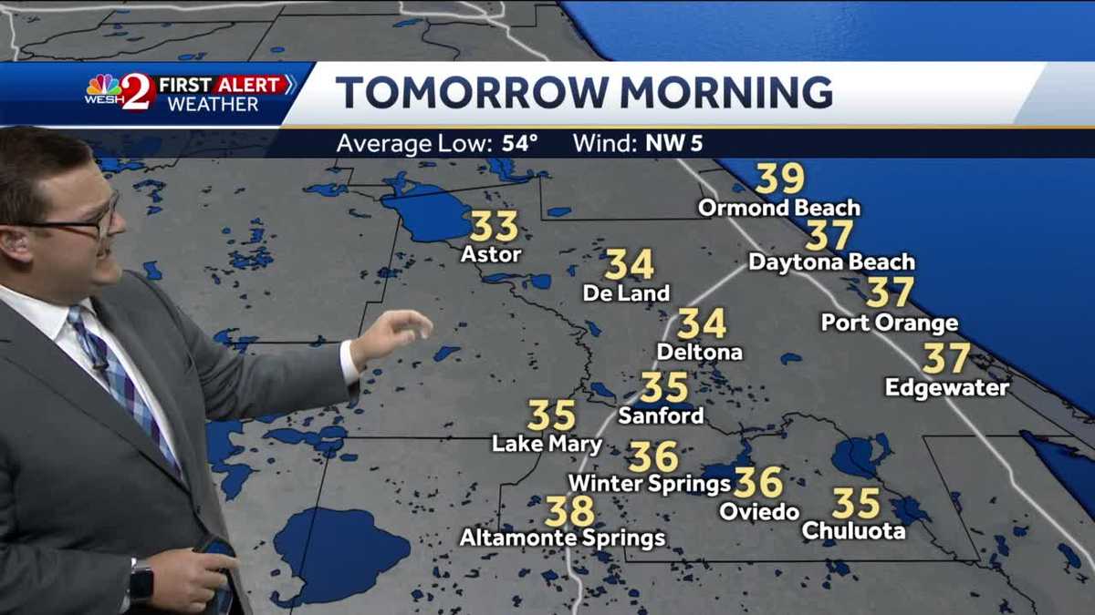 Bundle up! Cold Florida Wednesday morning