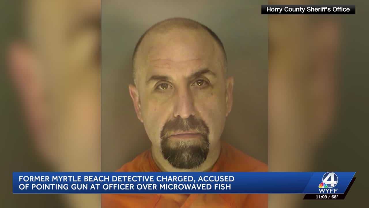Former detective in SC accused of pulling gun on fellow officer over microwaved fish WYFF 4