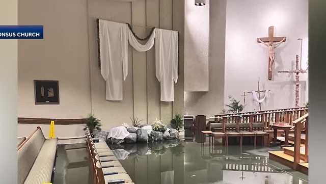 Sump-Pump failure floods Greendale church during Holy Week - Vimarsana News