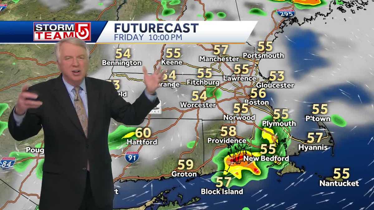 Video: Storms through evening; Sunshine returns for weekend