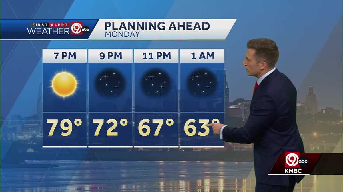 KANSAS CITY WEATHER: Sunny and warm for Memorial Day