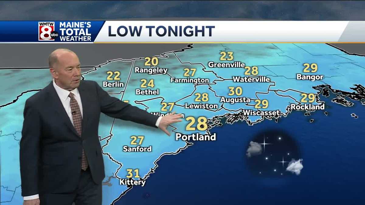 Breezy and dry through the night