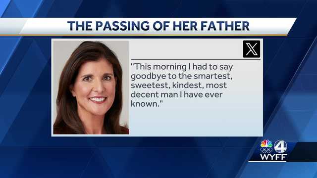 Former SC Gov. Nikki Haley's father dies on Father's Day 