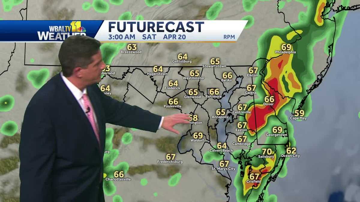 Chances for rain continue through weekend