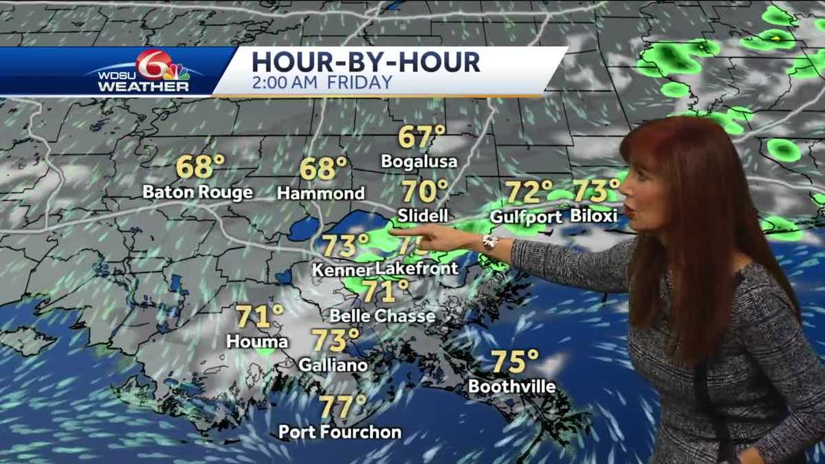 Weak Cold Front Early Friday