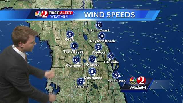 Clear, calm and cool Sunday morning