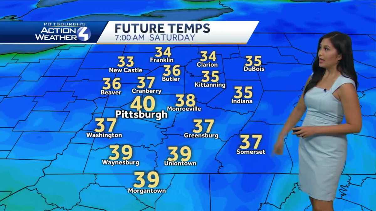 Decreasing Clouds and Much Cooler
