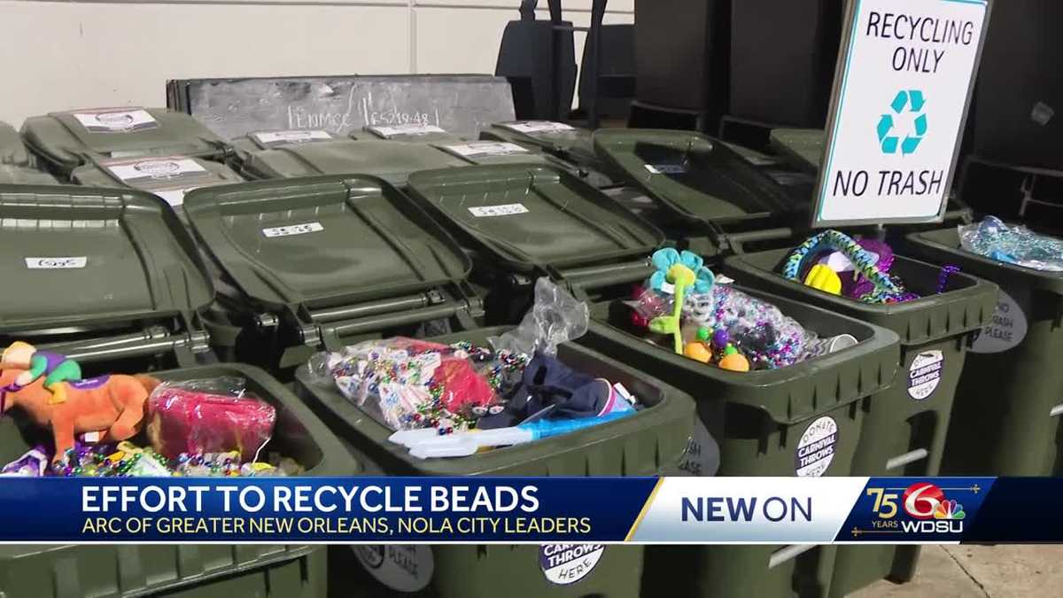 mardi gras bead recycling baton rouge