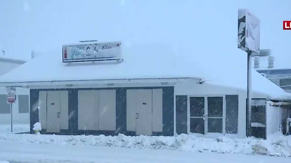 Snow coats roads across New Hampshire