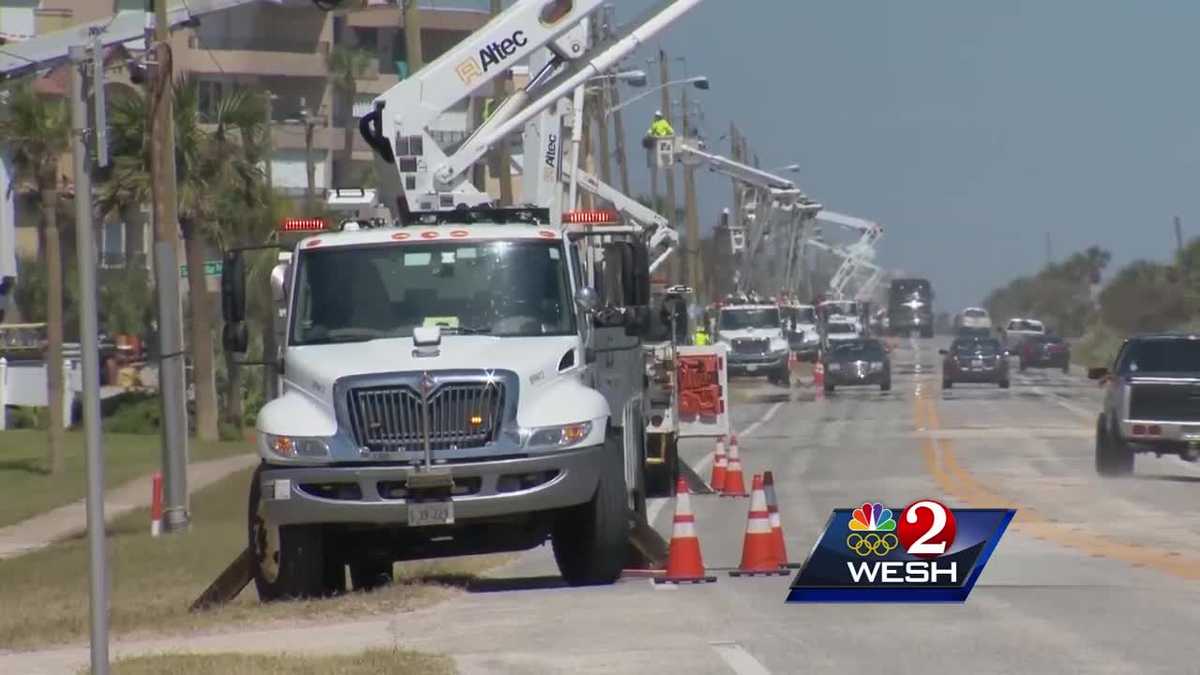 Crews from across country continue work to restore power