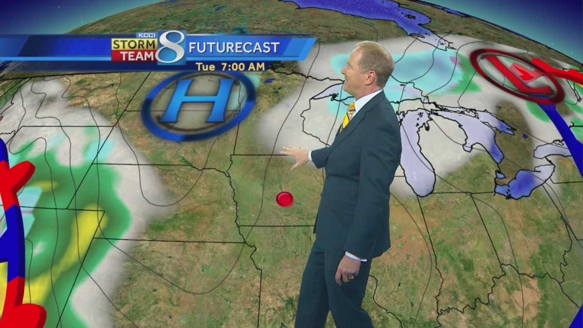 A very cold overnight with rain chance ahead