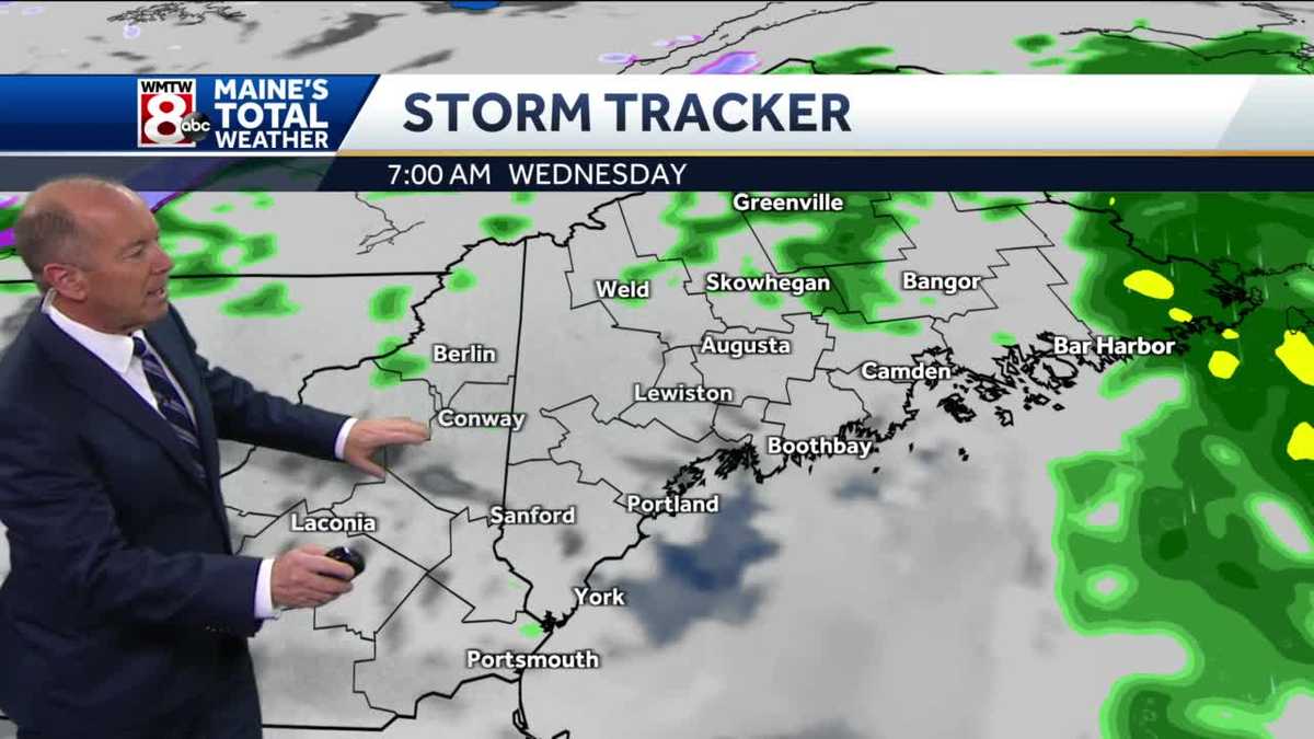 Plenty of clouds and passing showers today