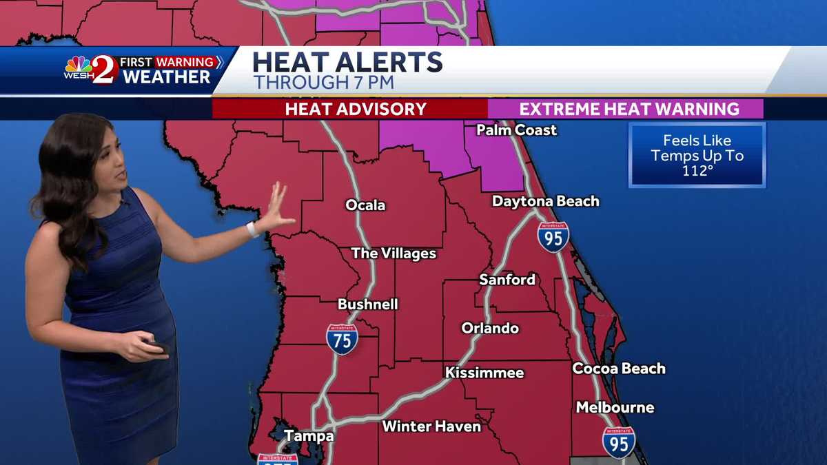 Scorching heat for Central Florida today | Triple-digit temperatures ...