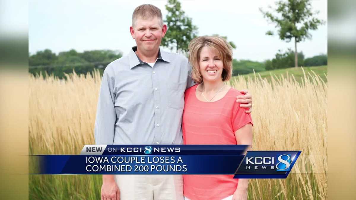 Iowa couple sheds more than 200 pounds together