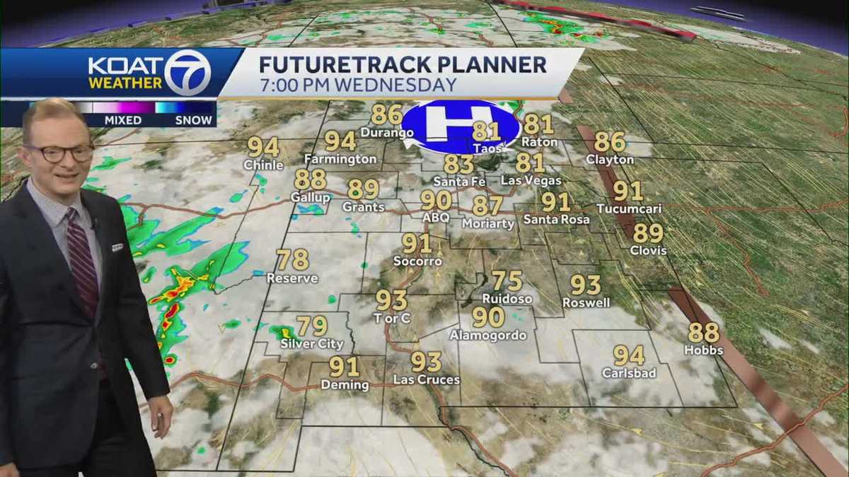 Hazy and hot expected across New Mexico with increasing storms