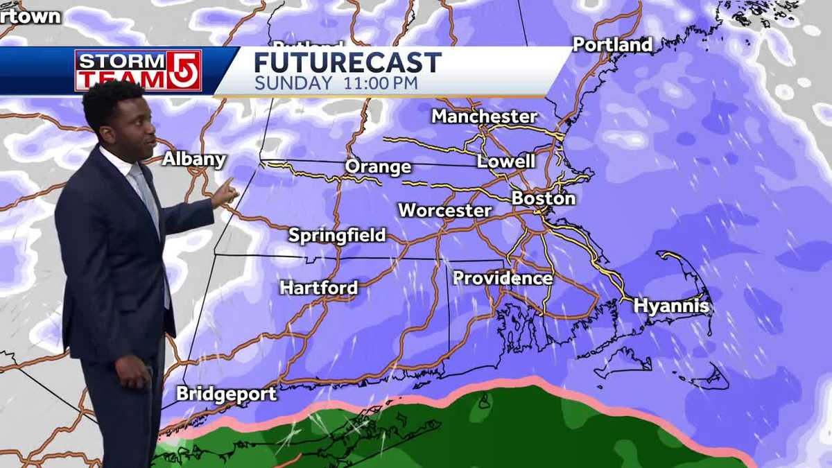 Video: Light snow overnight, slick spots for morning
