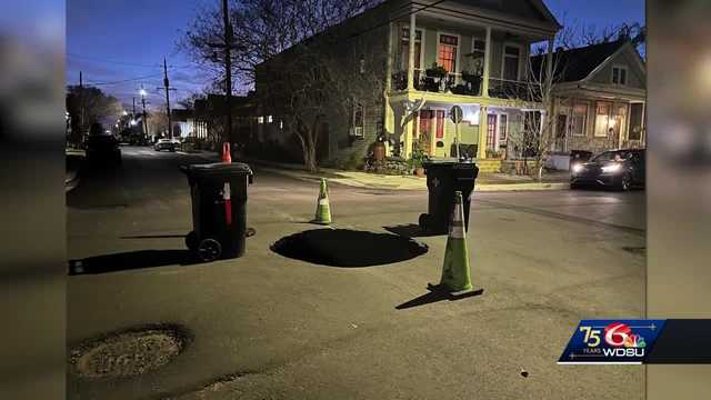 New Orleans Bayou St. John collapsed road - Vimarsana News