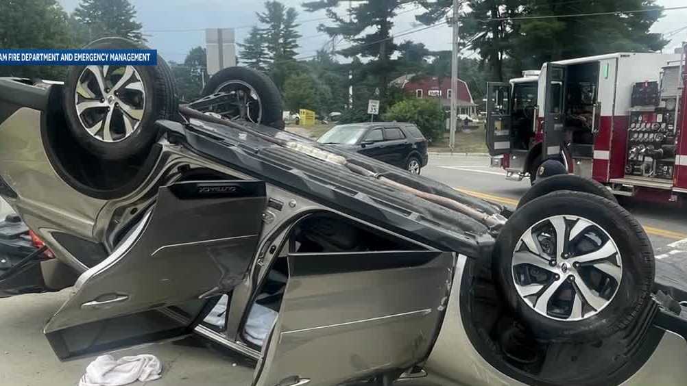 SUV and pickup truck crash in Windham injuries 2