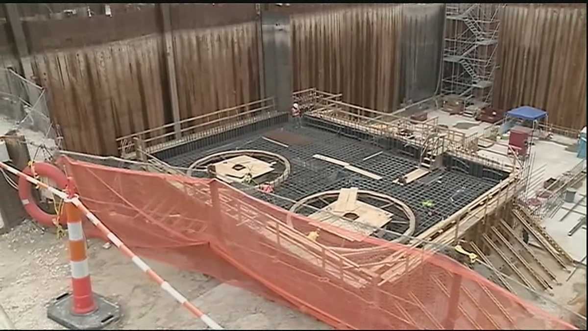 First Look 1 of 3 massive pump stations under construction in New Orleans