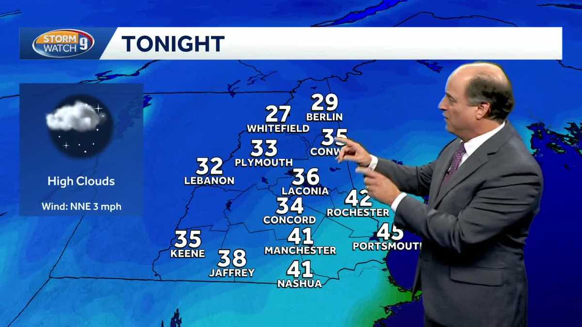 Video: Bright, breezy weather ahead