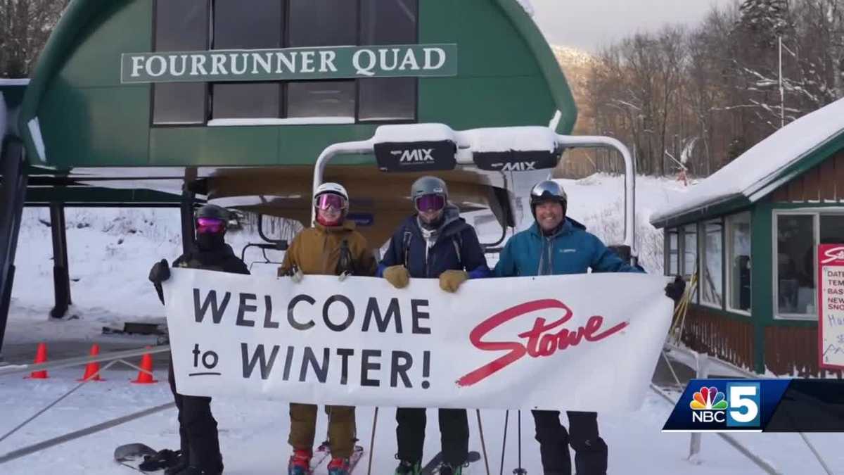 Stowe Mountain Resort is open for the season