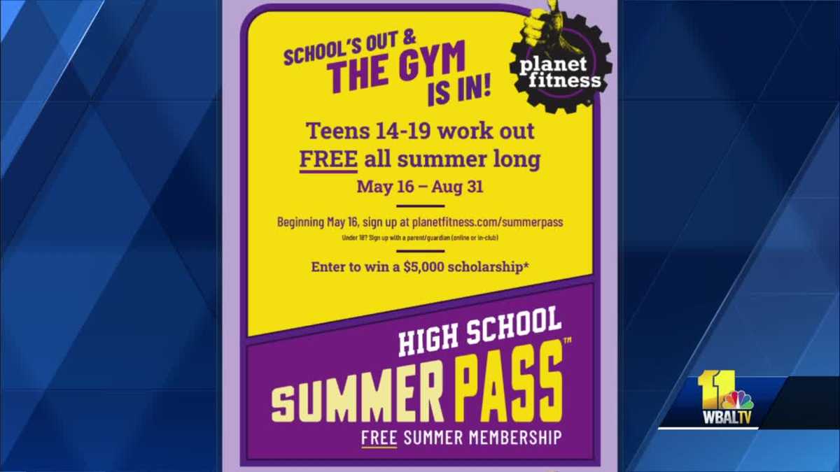 Fitness offers free gym membership for teens this summer