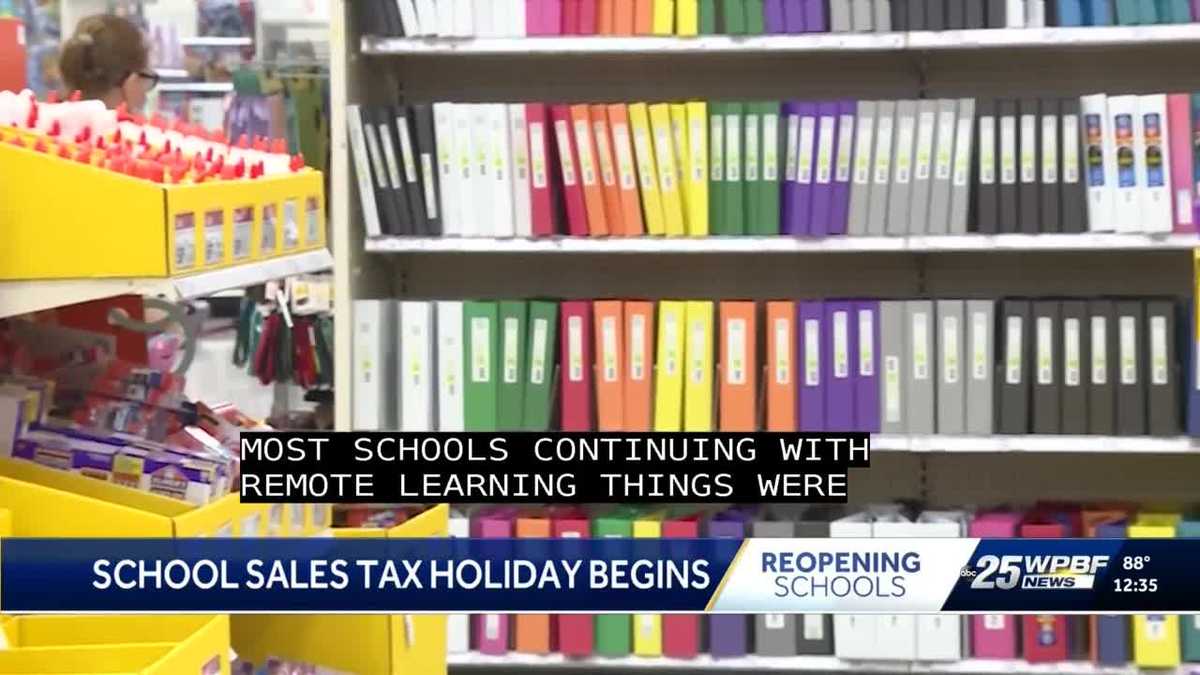 Tax free holiday for back to school shopping starts Friday