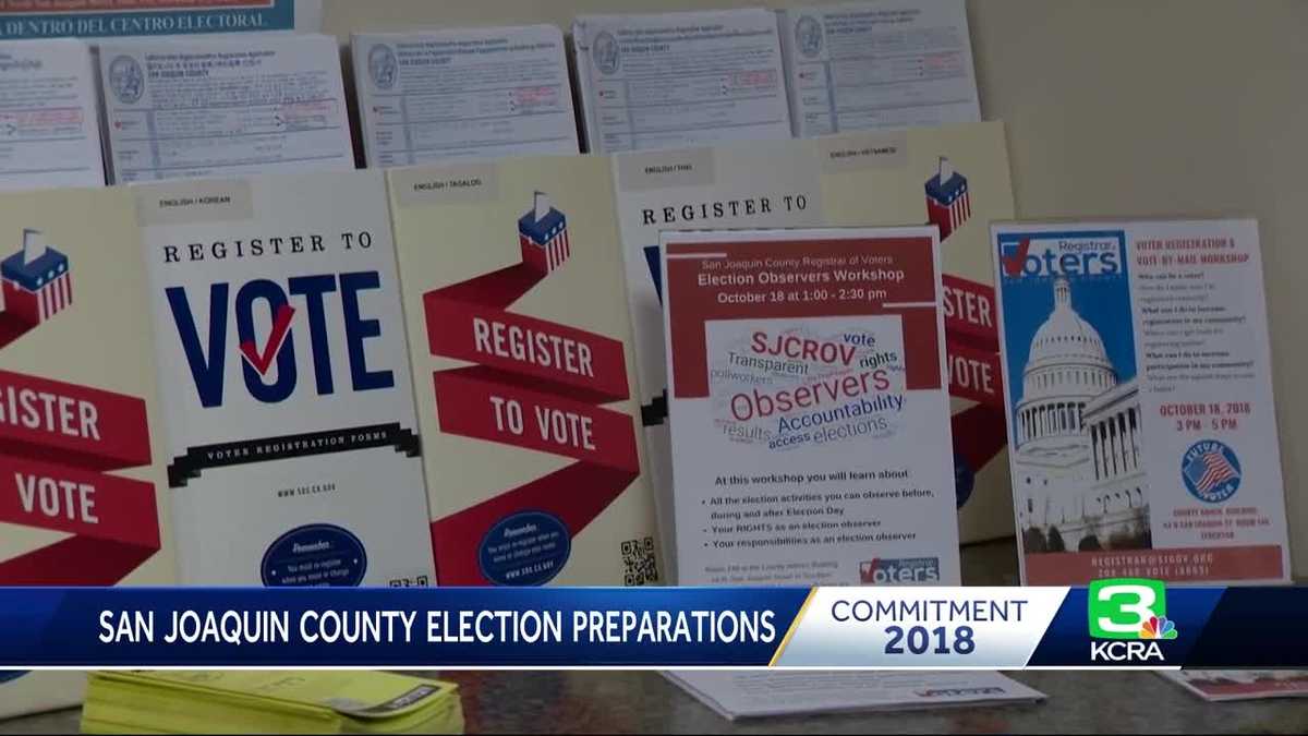 San Joaquin Co. officials prepare for elections