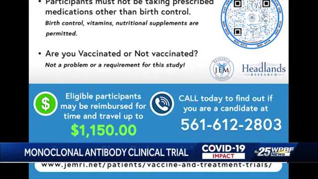 Wanted: Volunteers to participate in monoclonal antibody clinical trial in South Florida - Vimarsana News
