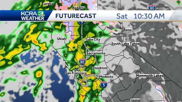 Wet weather moving through for the next few days