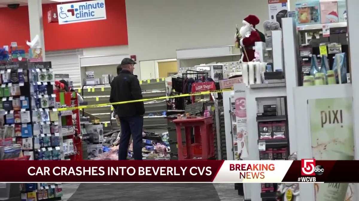Car crashes into CVS