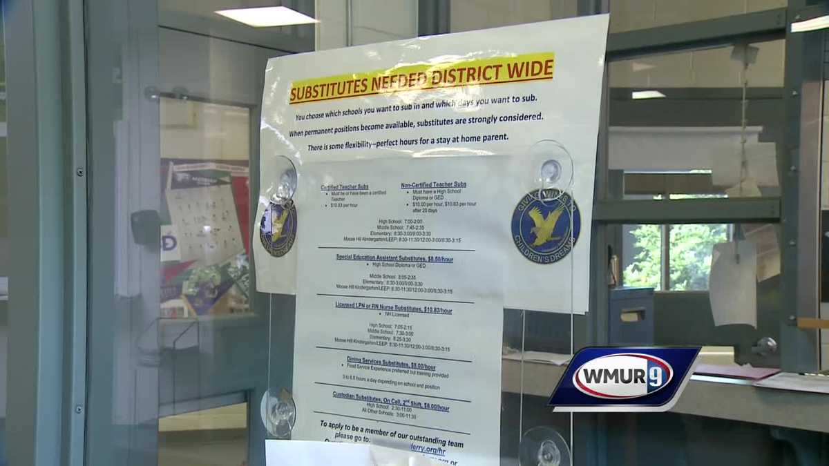 With unemployment low, school districts face substitute teacher shortage