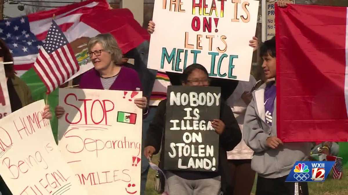 Protesters in Winston-Salem rally against immigration enforcement presence in North Carolina
