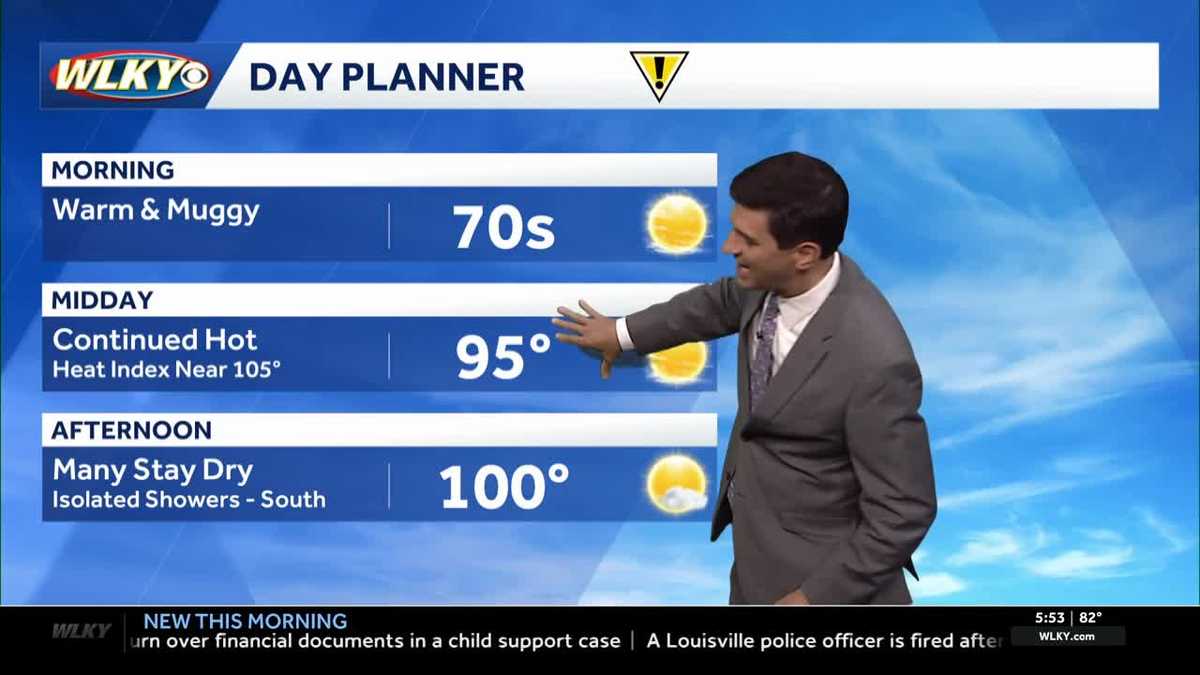 Scorching heat continues Friday