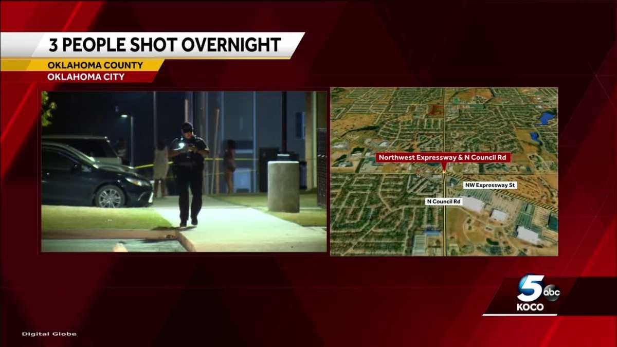 Three people shot at northwest OKC apartment complex