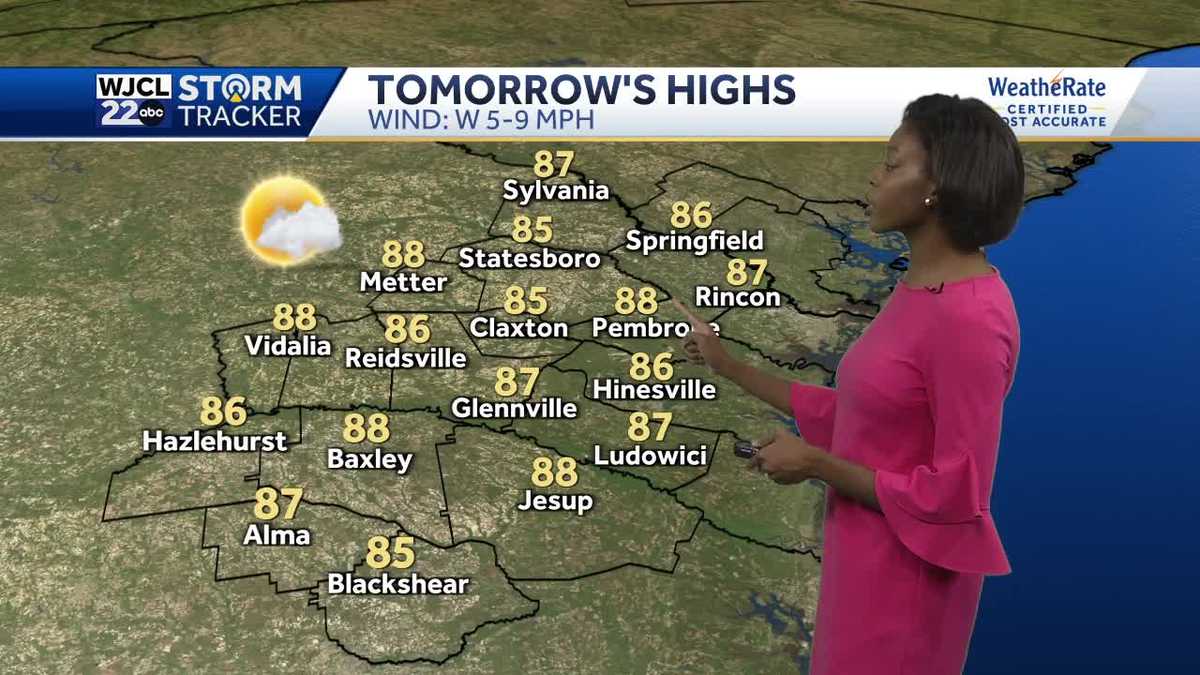 Pleasant weather continues with a few rain chances