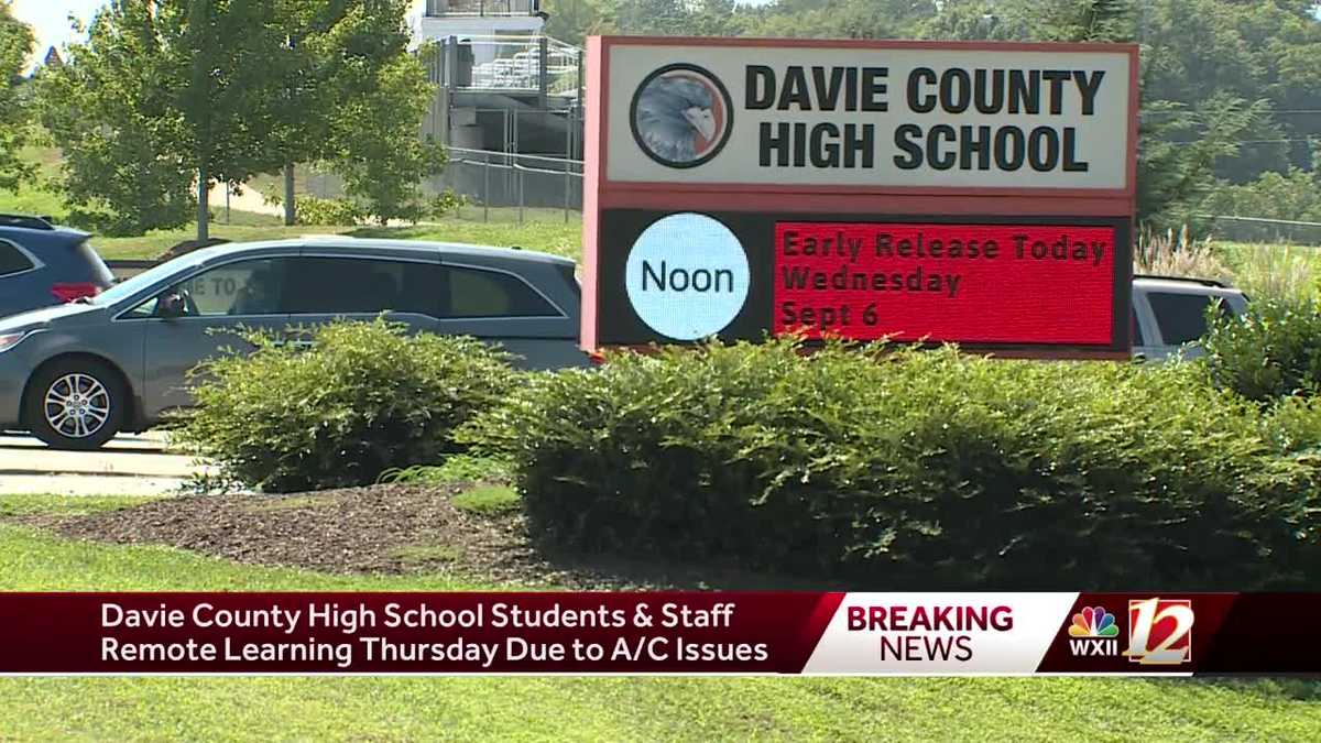 North Carolina: Davie County High School students sent home early