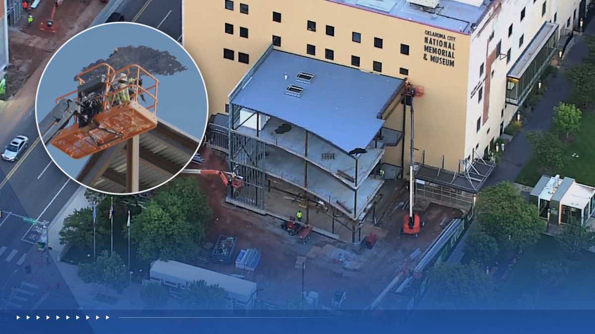 Iron Survivor Tree installed at OKC National Memorial project - KOCO
