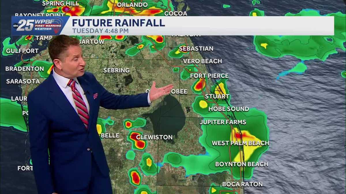 Rain chances continue all week