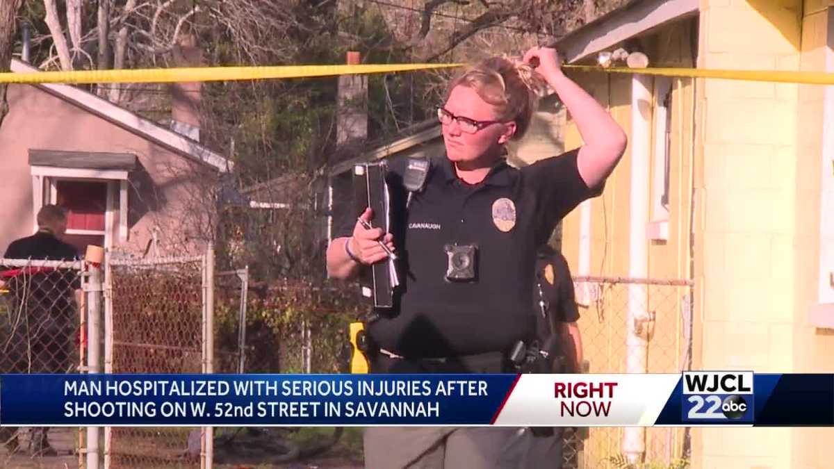 Man injured in Savannah shooting on West 52nd Street