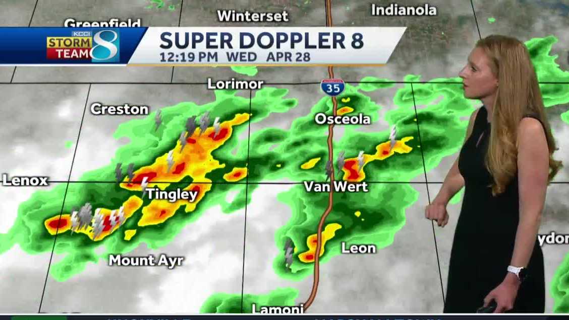 Clouds and isolated thundershowers continue