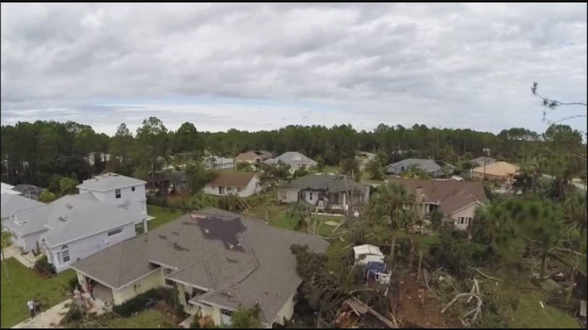 Tornado blamed for damage in Flagler Co.