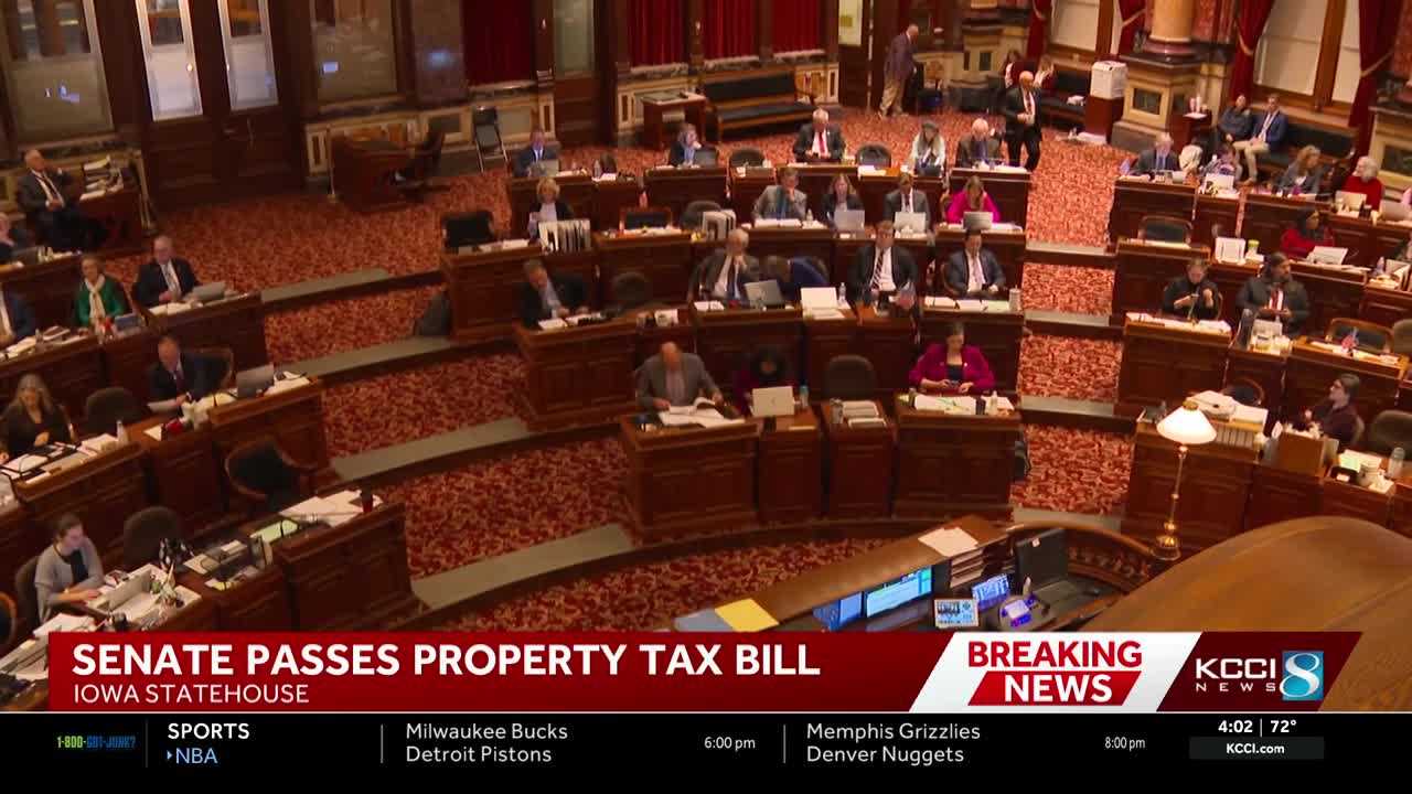 Iowa Senate approves property tax reform bill in 41-4 vote