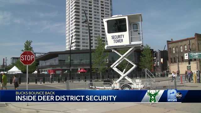 Milwaukee police using new security tower at Deer District playoff games - Vimarsana News