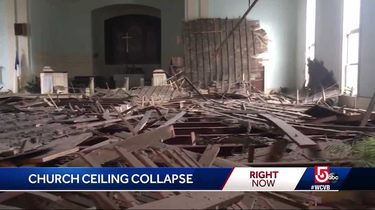 Church ceiling collapses: 'It could have been so much worse'