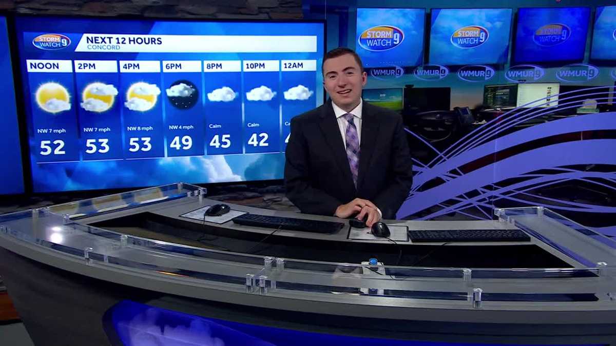 Video: Sun then clouds Saturday afternoon in New Hampshire