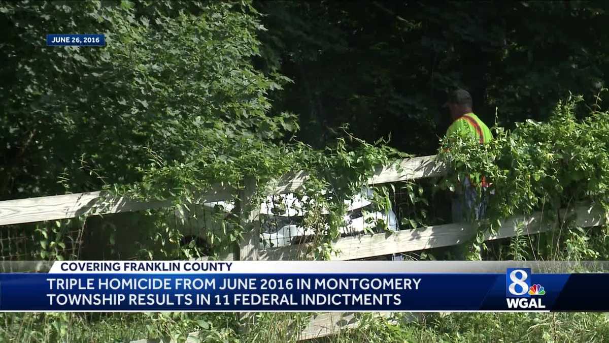 Triple homicide from 2016 in Franklin County results in 11 federal