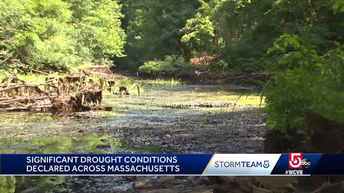 Significant drought conditions declared across Massachusetts