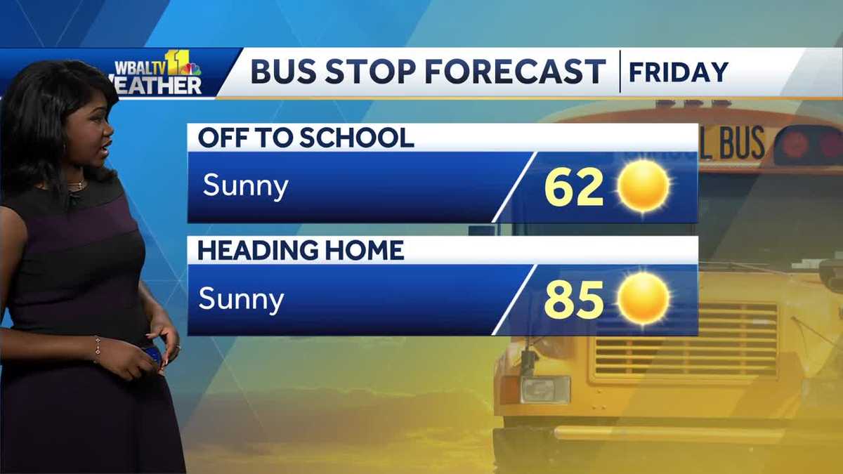 Maryland weather: Much warmer temperatures Friday