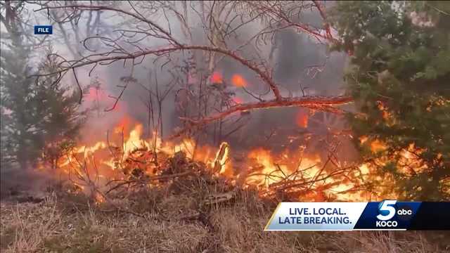 Forestry service warns of high fire danger in Oklahoma this week - Vimarsana News